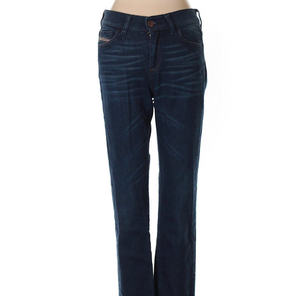 Diesel Dark Wash Super Slim Straight Leg Jeans